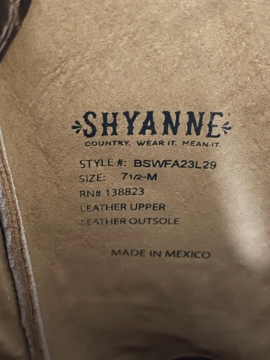 Shyanne Women's High Desert Tall Western Boots - Snip Toe - Picture 7 of 7